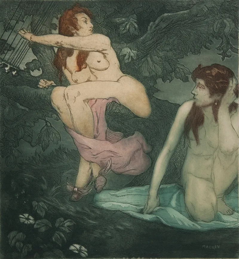 Etude De Femmes Nues