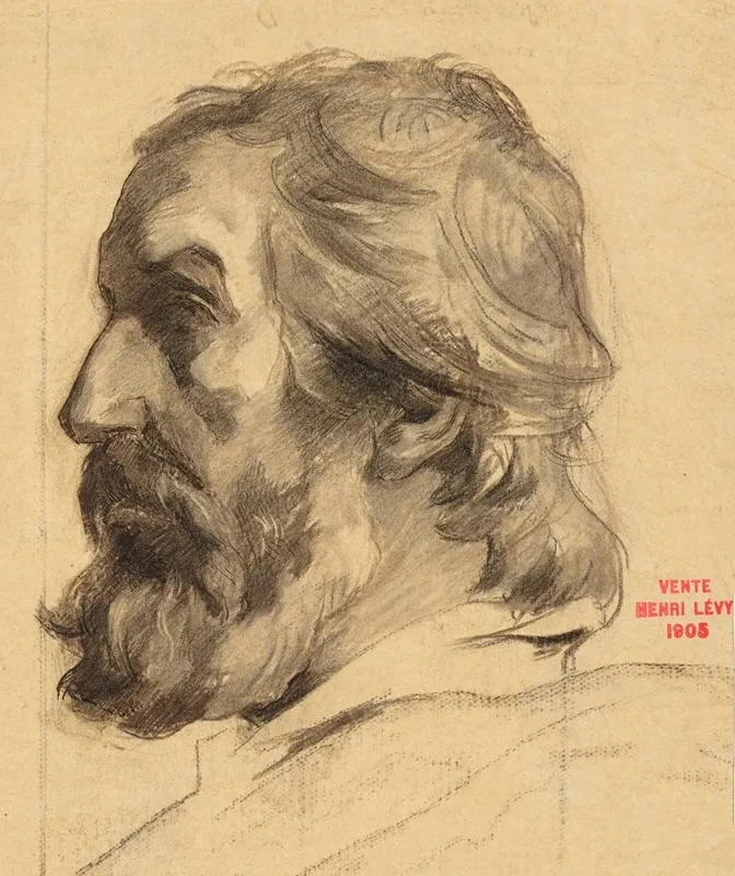 Etude De Tete Dhomme De Profil