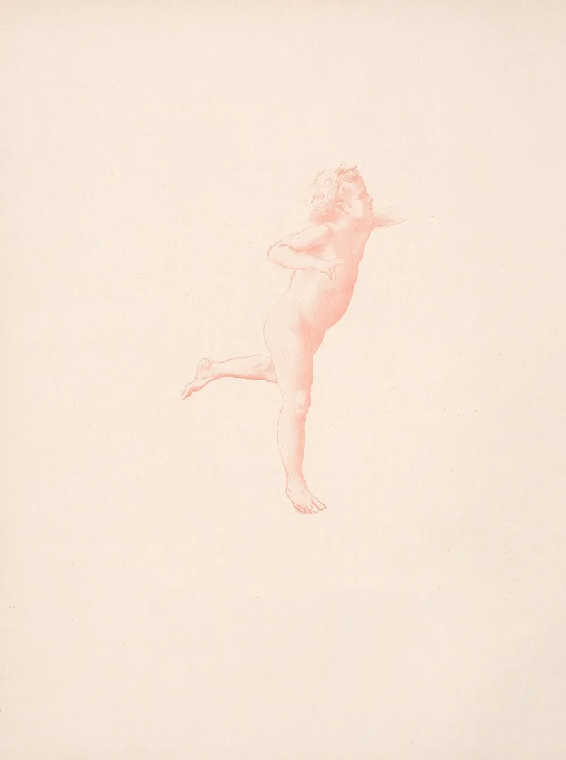 Etude Denfant 10 by William Bouguereau - Canvas Print