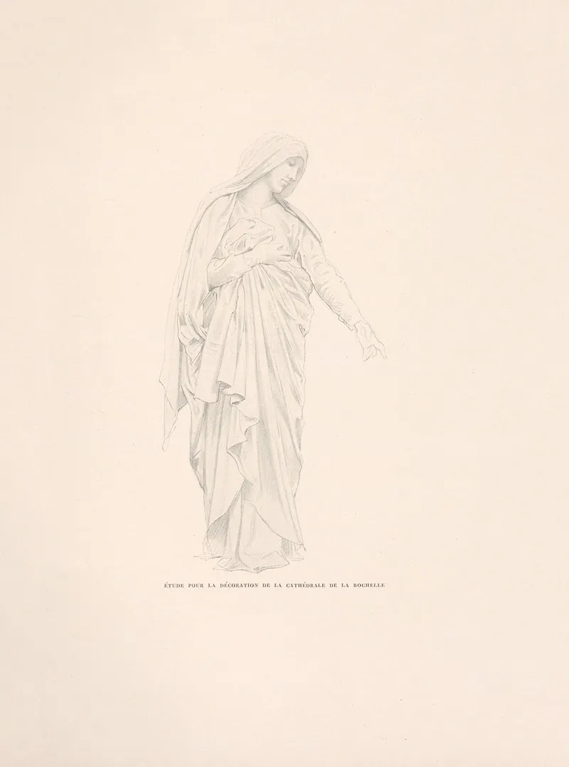 Etude Pour La Decoration De La Cathedrale De La Rochelle
