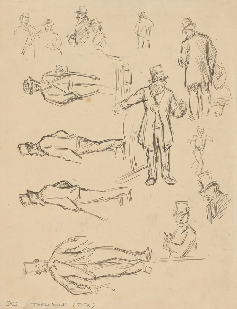 Etudes De Personnages Masculins