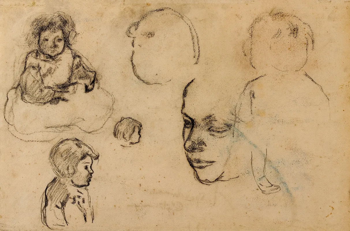 Etudes Denfants by Armand Guillaumin - Canvas Print