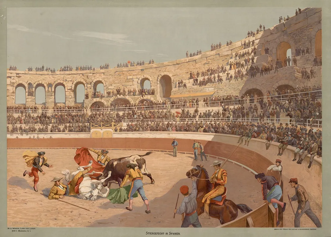 Europa Stiergefecht In Spanien