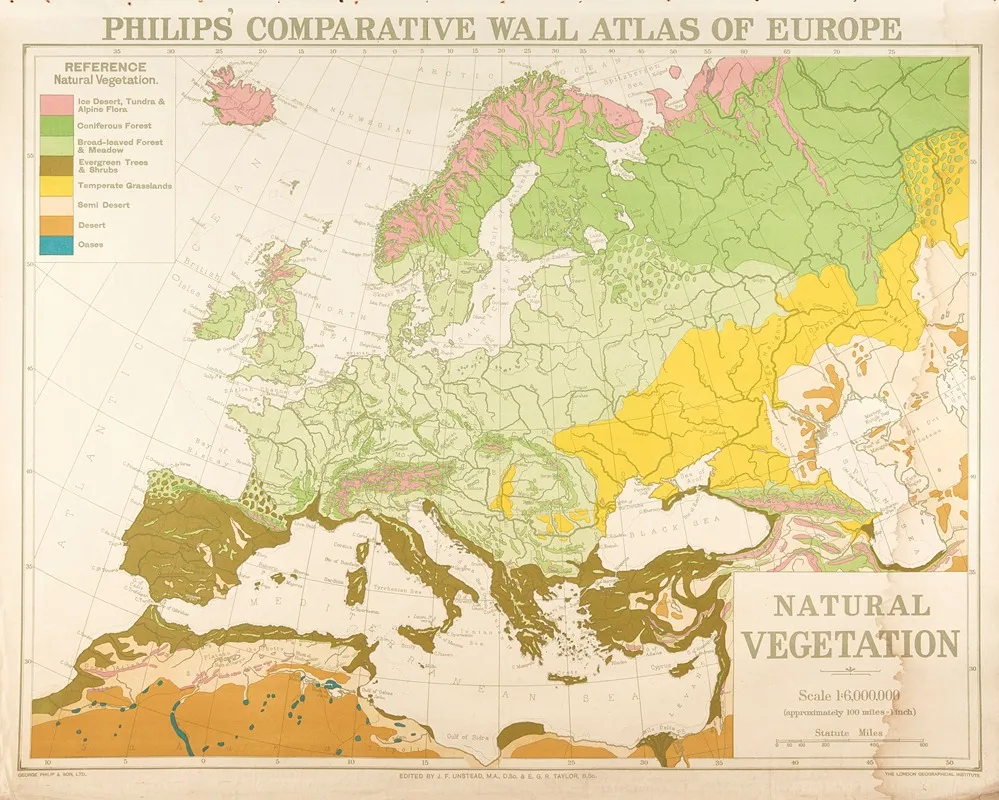 Europe Natural Vegetation