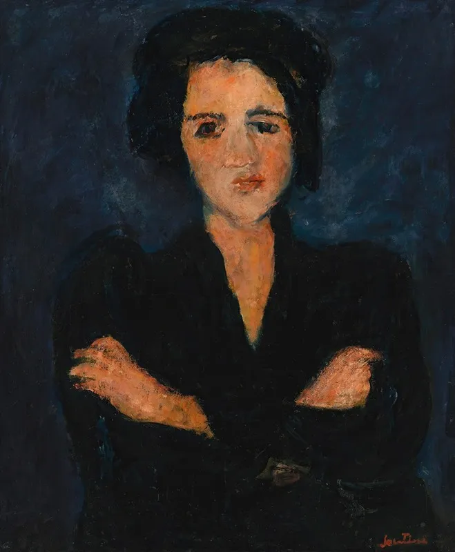 Eva 2 by Chaïm Soutine - Canvas Print