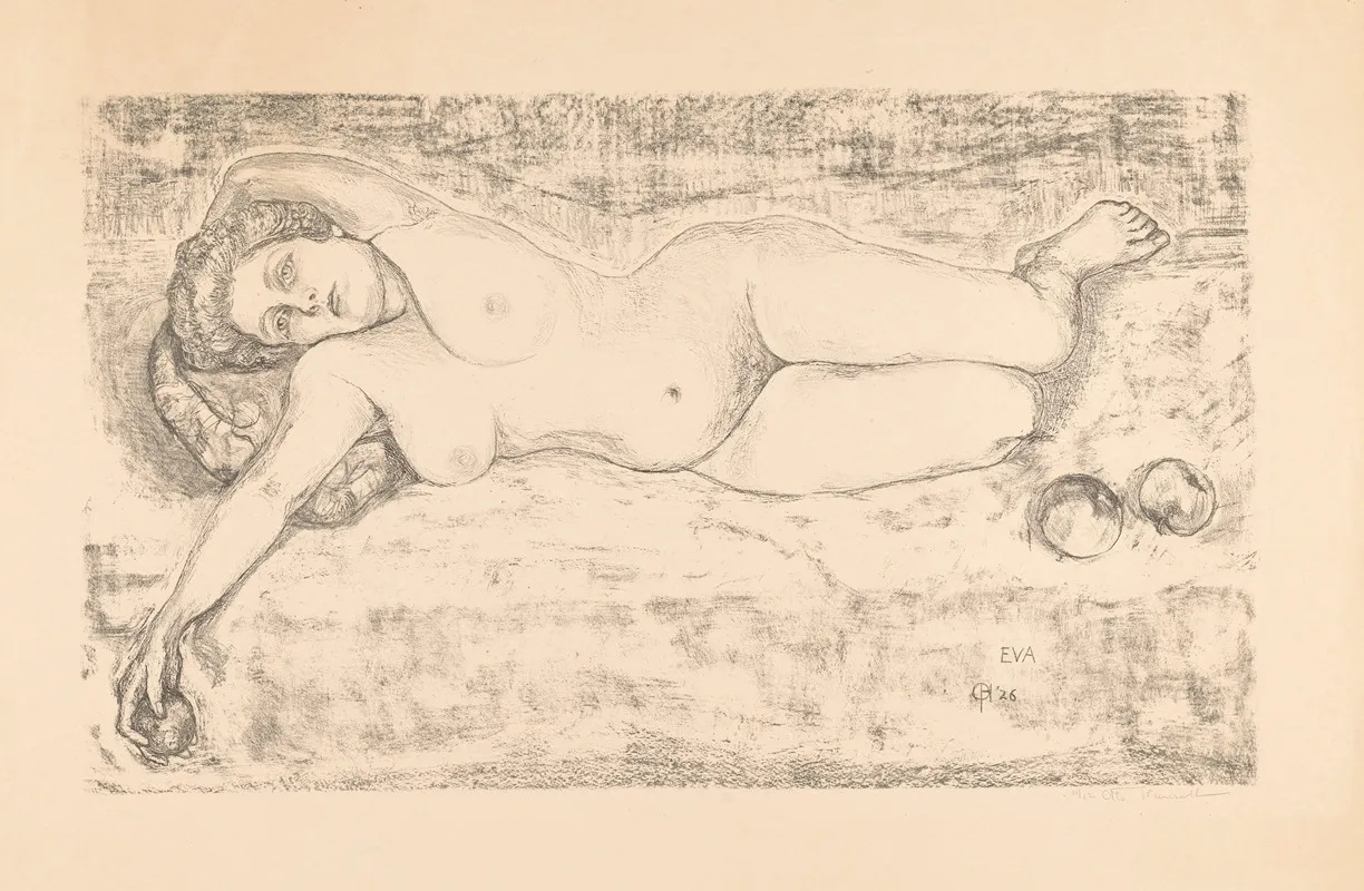 Eva 7 by Otto Hanrath - Canvas Print