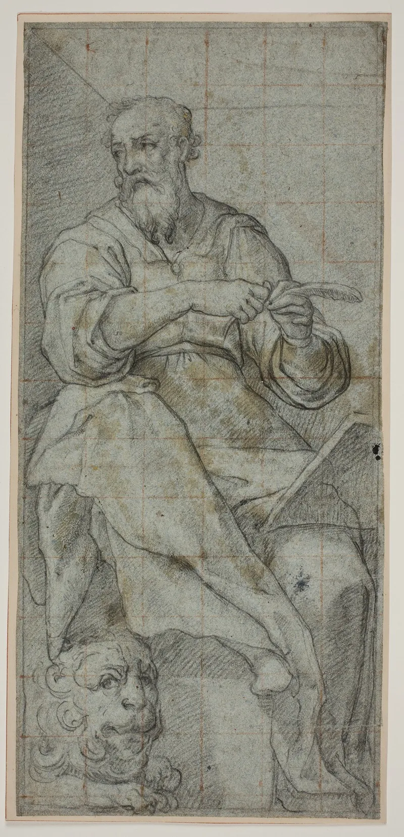 Evangelisten Sankt Markus by Federico Zuccaro - Canvas Print