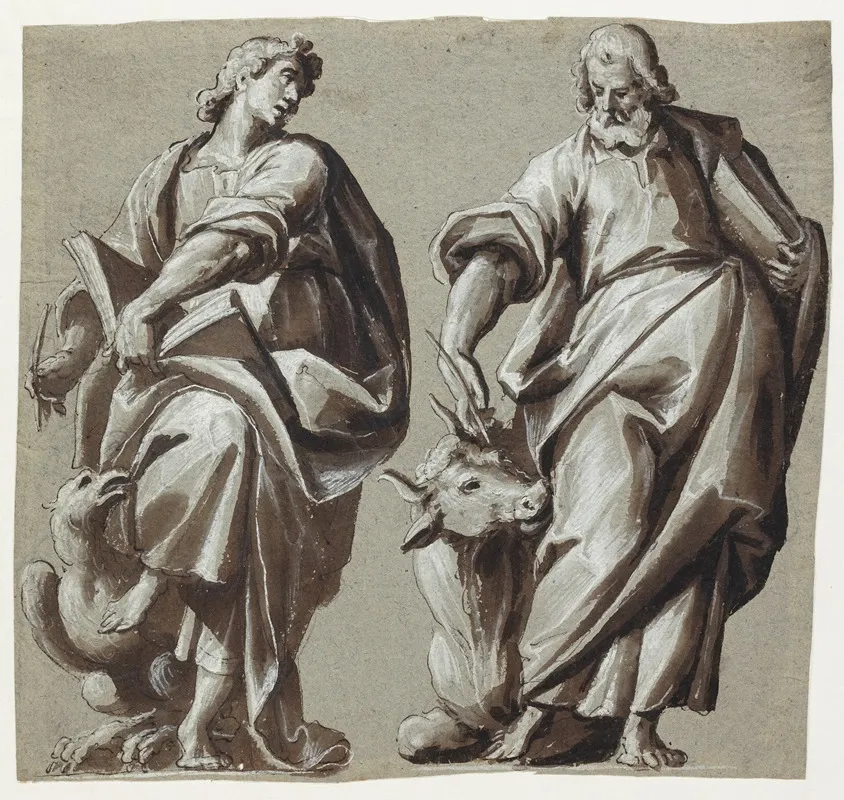 Evangelisterne Johannes Og Lukas