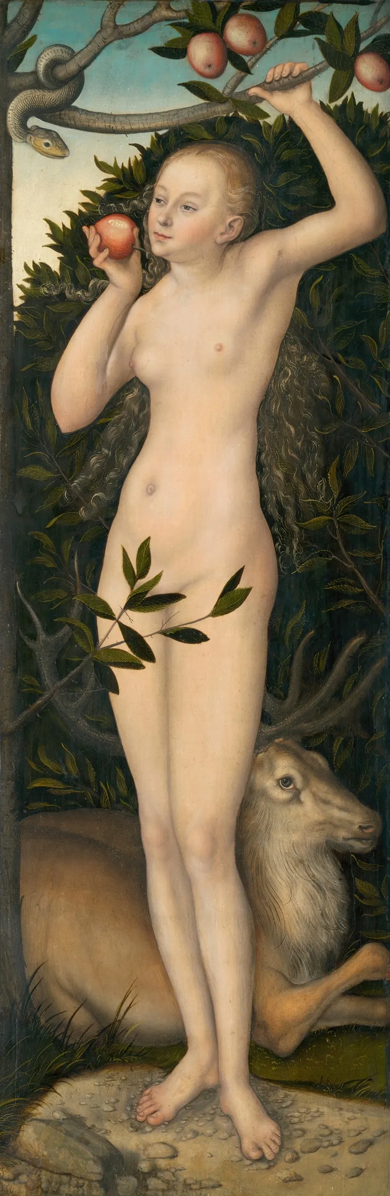 Eve 10 by Lucas Cranach the Elder - Canvas Print