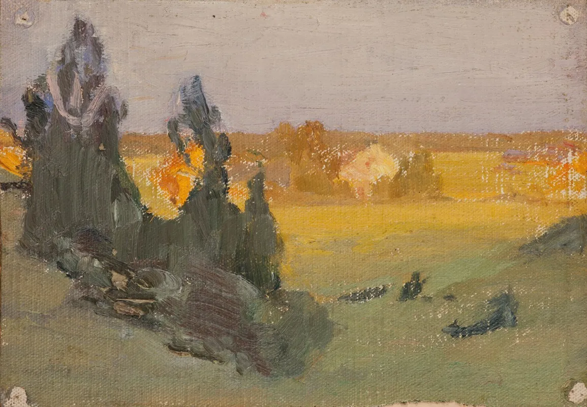 Evening 11 by Jan Ciągliński - Canvas Print