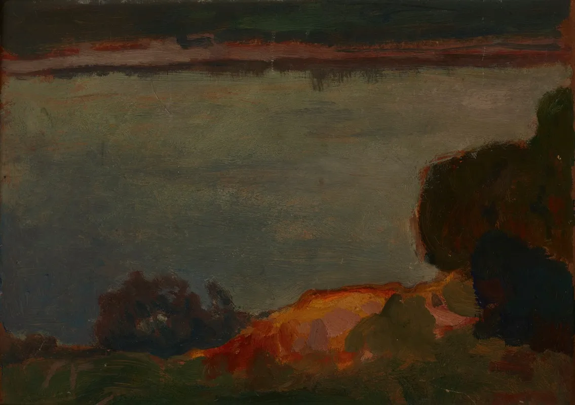 Evening At The Dnieper River