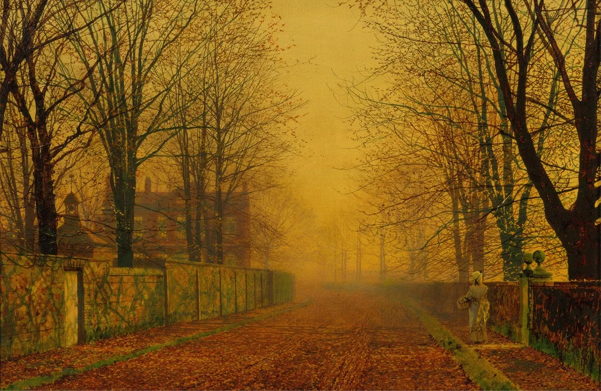 Evening Glow by John Atkinson Grimshaw - Canvas Print