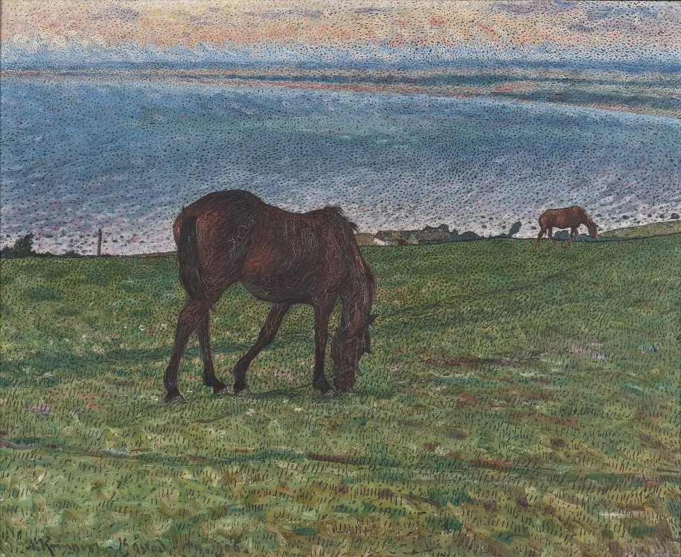 Evening In August by Nils Kreuger - Canvas Print