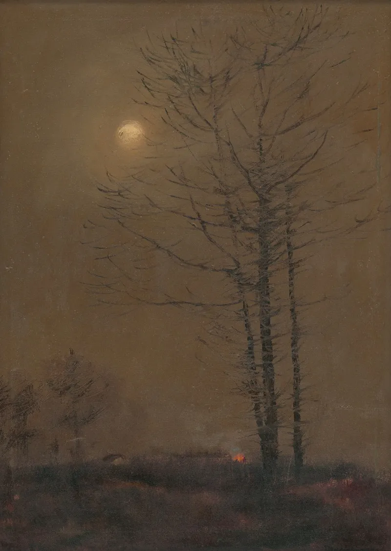 Evening Landscape 3 by Ladislav Mednyánszky - Canvas Print