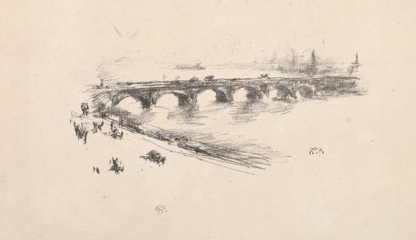 Evening Little Waterloo Bridge
