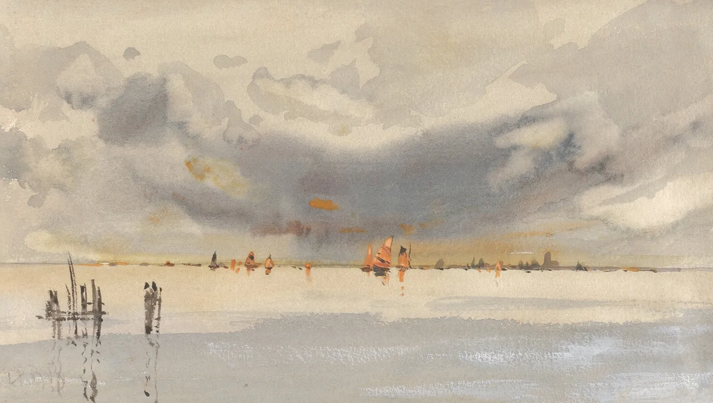 Evening On The Lagoon Venice