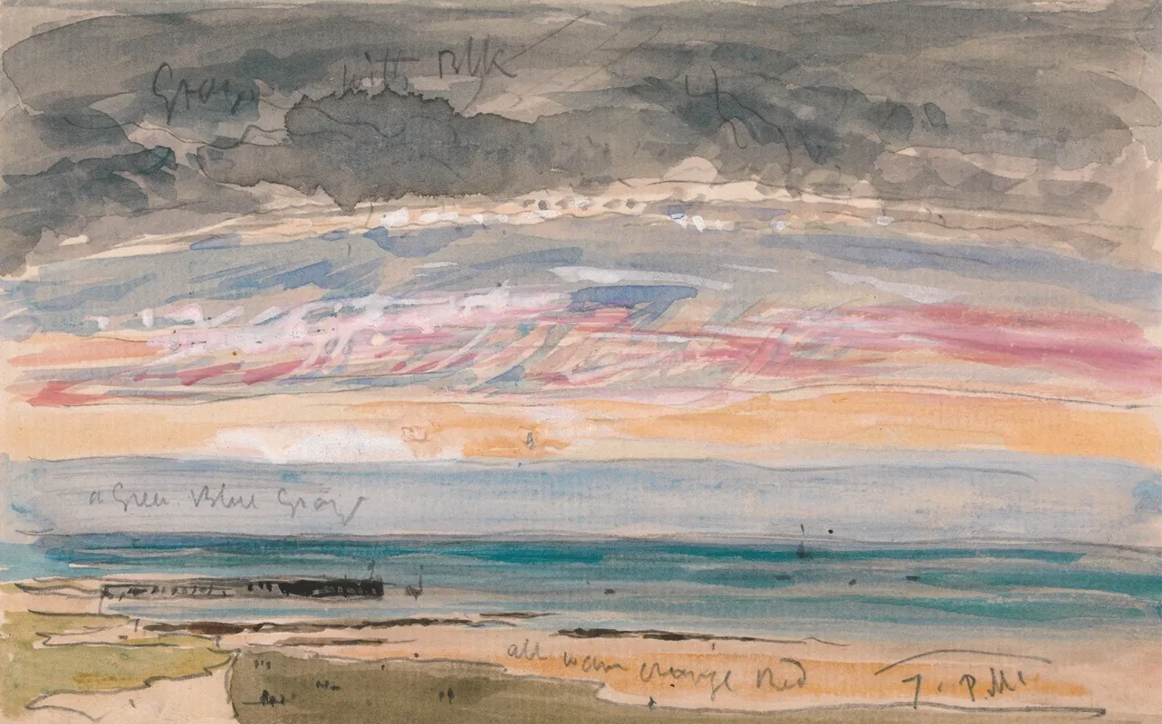 Evening Sky On The Coast