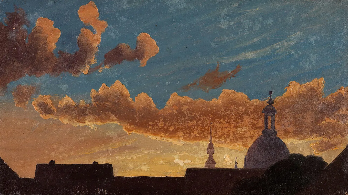 Evening Sky Over Dresden