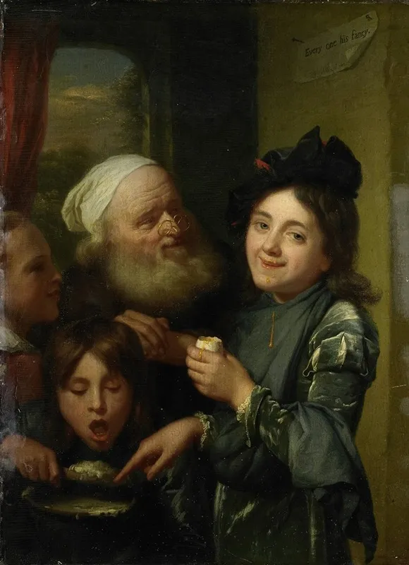 Every One His Fancy by Godfried Schalcken - Canvas Print