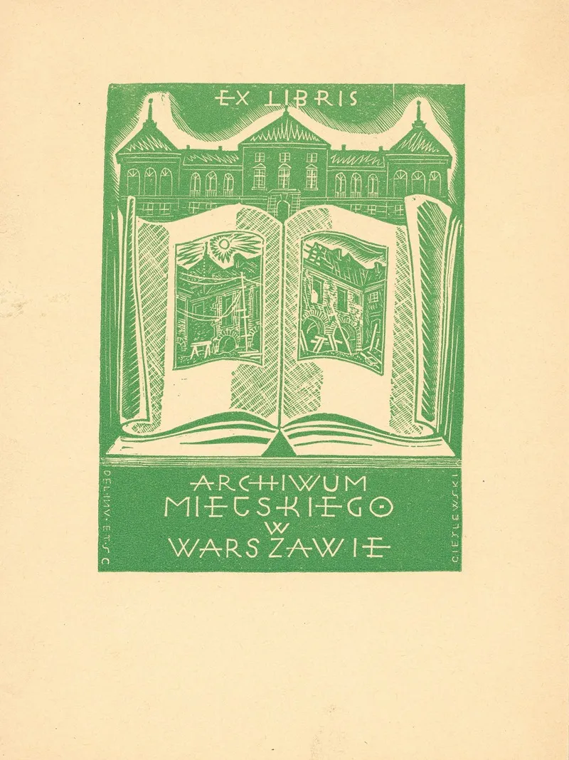 Ex Libris Archiwum Miejskiego W Warszawie