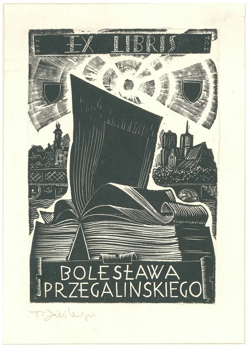 Ex Libris Boleslawa Przegalinskiego