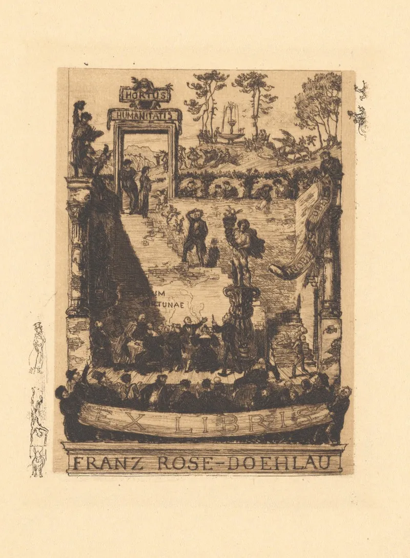 Ex Libris Franz Rose Doehlau