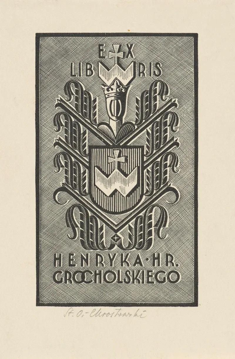 Ex Libris Henryka Hr Grocholskiego
