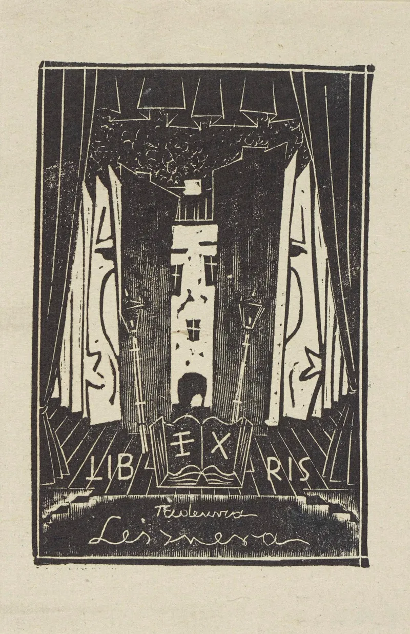 Ex Libris Tadeusza Lesznera