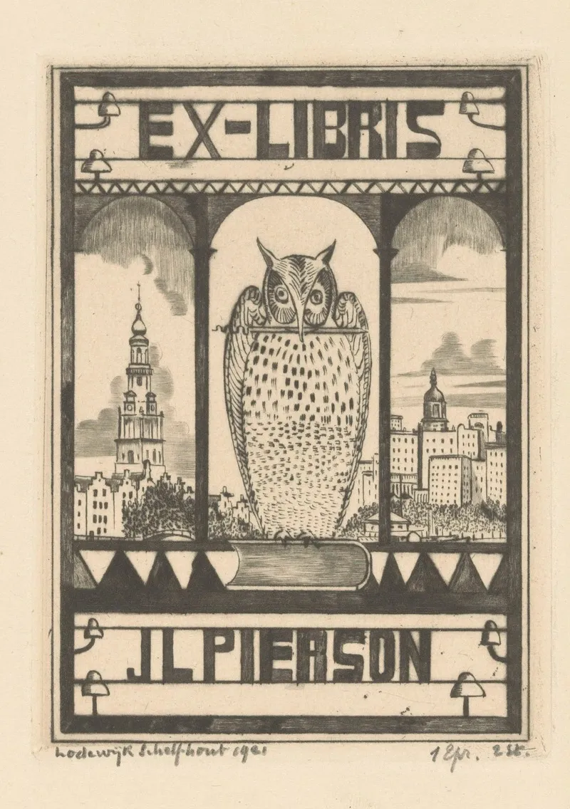 Ex Libris Van J L Pierson