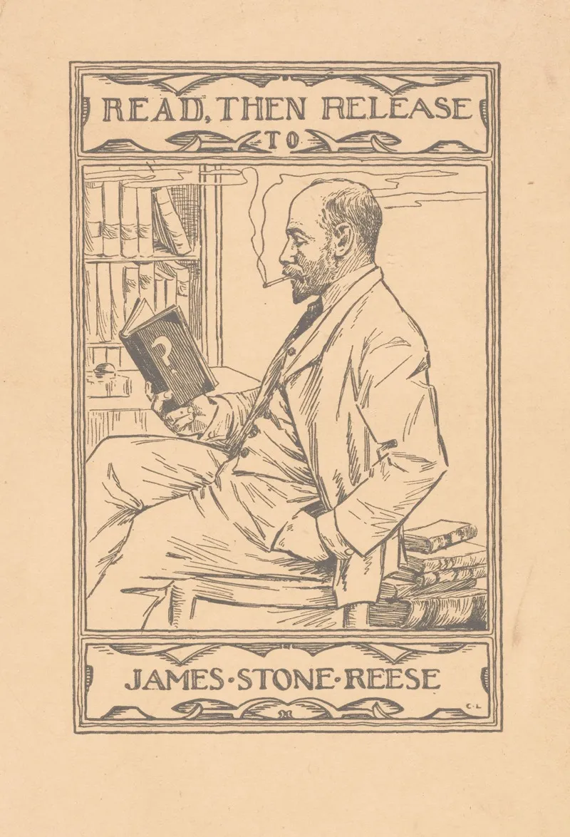 Ex Libris Van James Stone Reese