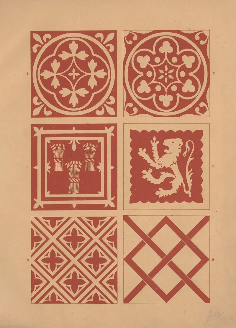 Examples Of Encaustic Tiles Pl 01