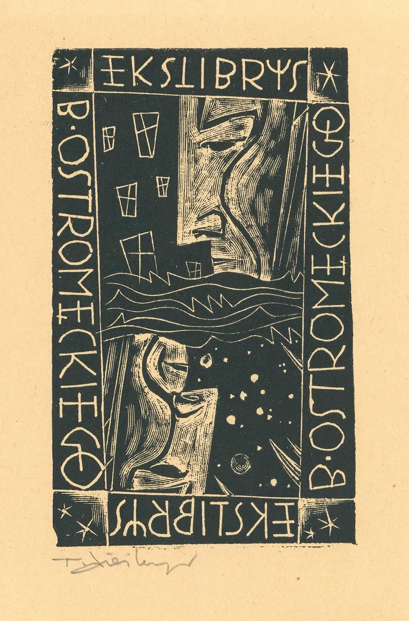 Exlibris B Ostromeckiego