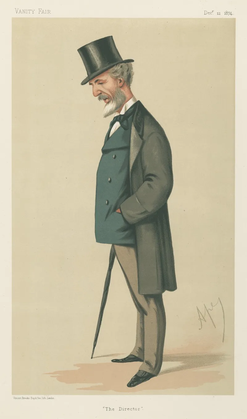Explorers And Inventors The Director Lord William Hay 12 December 1874 by Carlo Pellegrini - Canvas Print