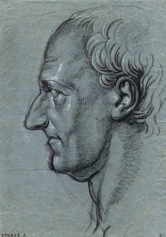 F Hemsterhuys Hoofd En Profil Nr Links