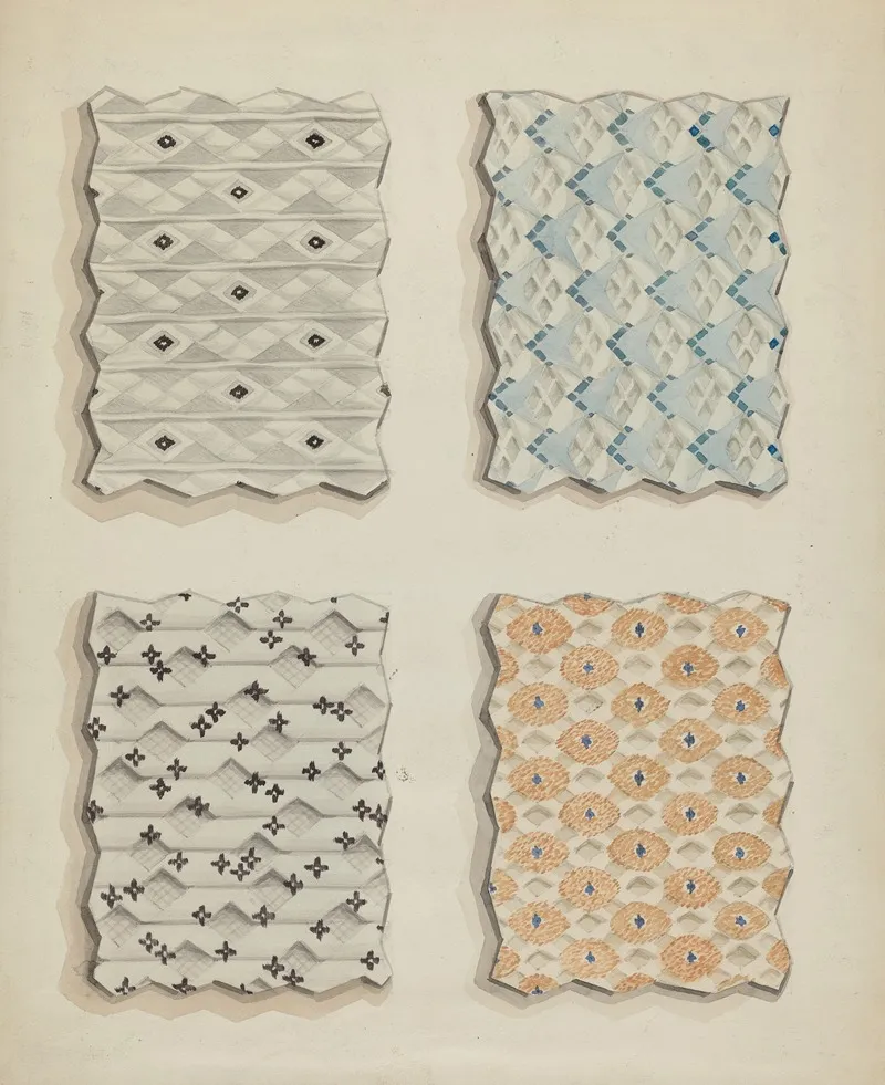 Fabric Swatches by Robert Stewart - Canvas Print