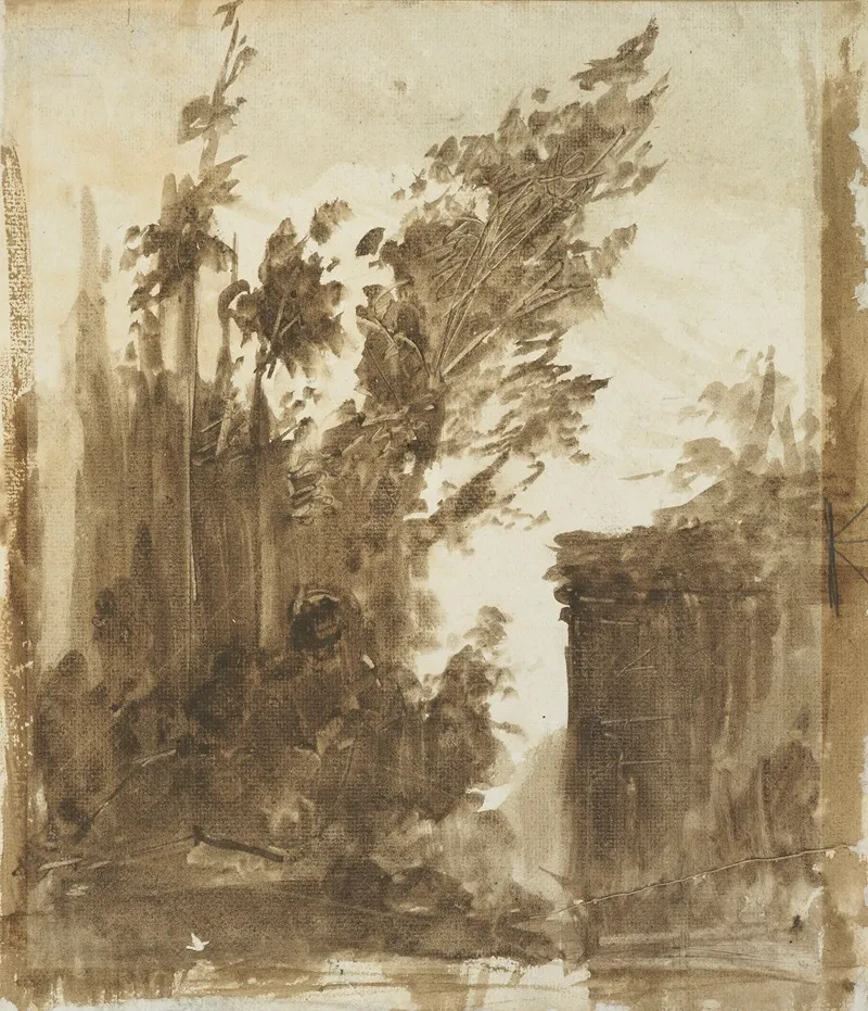 Fairy Dell by Petrus van der Velden - Canvas Print