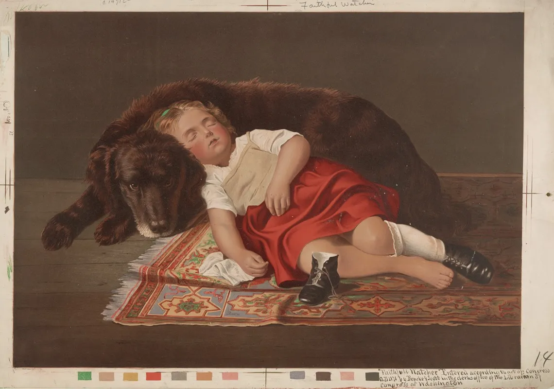 Faithfull Watcher by Bencke &amp; Scott - Canvas Print