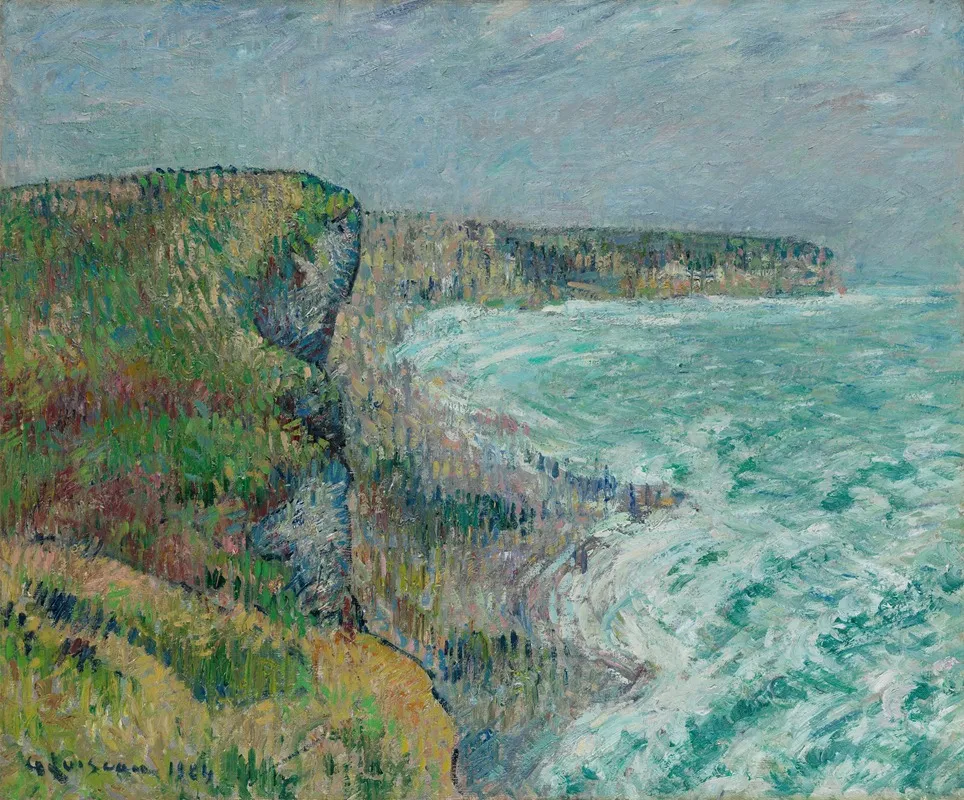 Falaises Dyport En Hiver