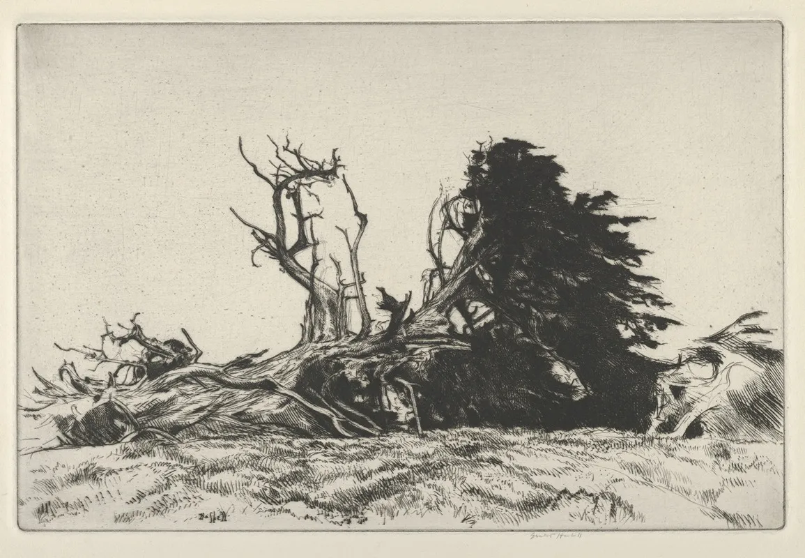 Fallen Centuries by Ernest Haskell - Canvas Print