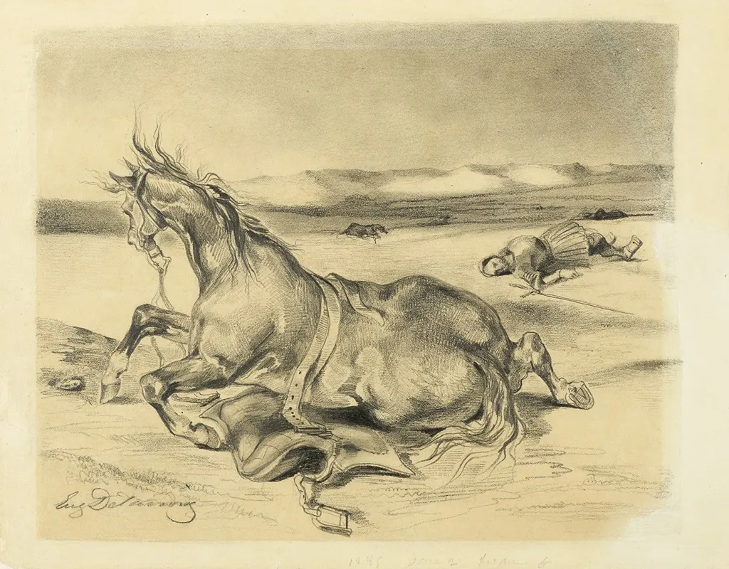 Fallen Horse And Dead Knight