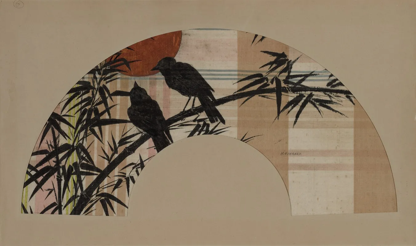 Fan 15 by Henri-Charles Guérard - Canvas Print