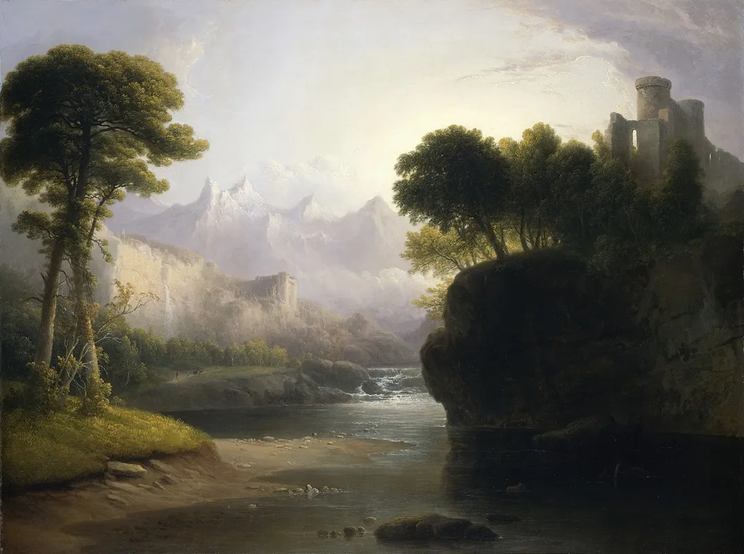 Fanciful Landscape by Thomas Doughty - Canvas Print