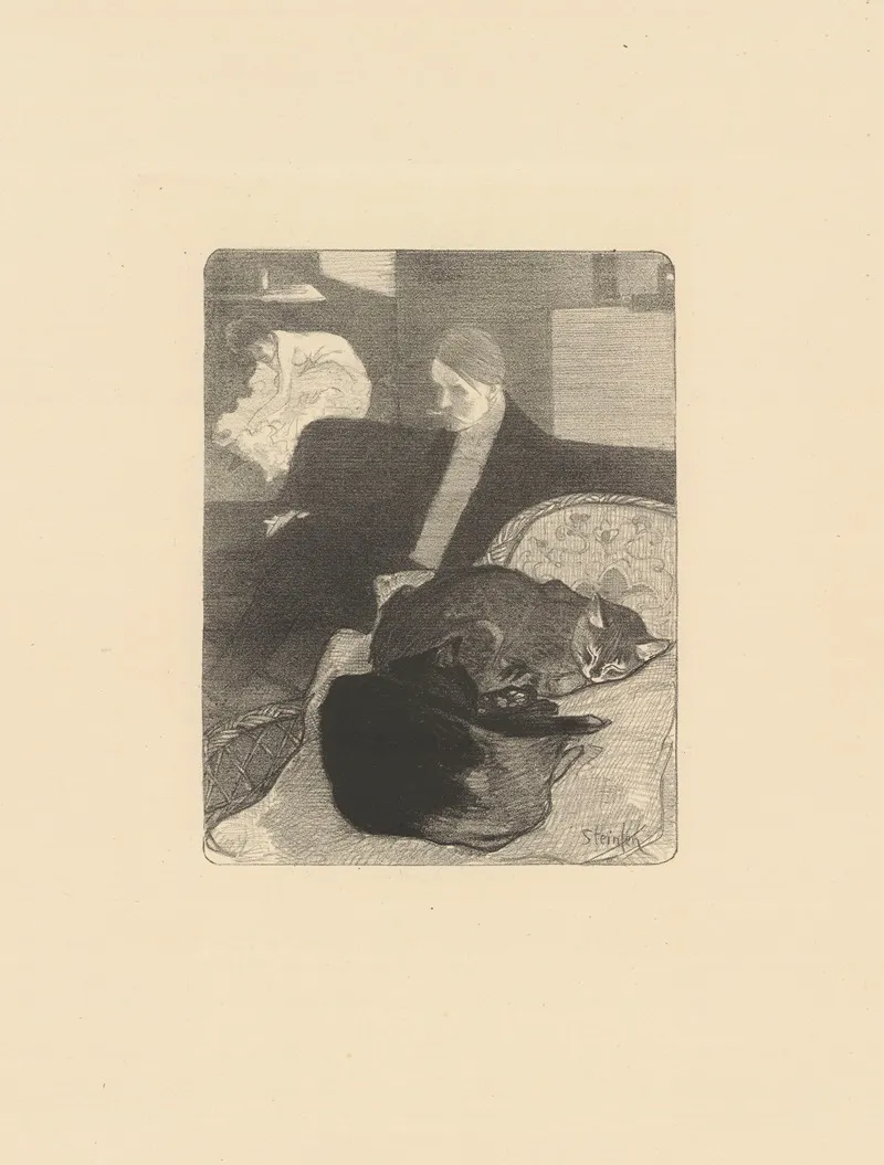 Fanfreluches by Théophile Alexandre Steinlen - Canvas Print