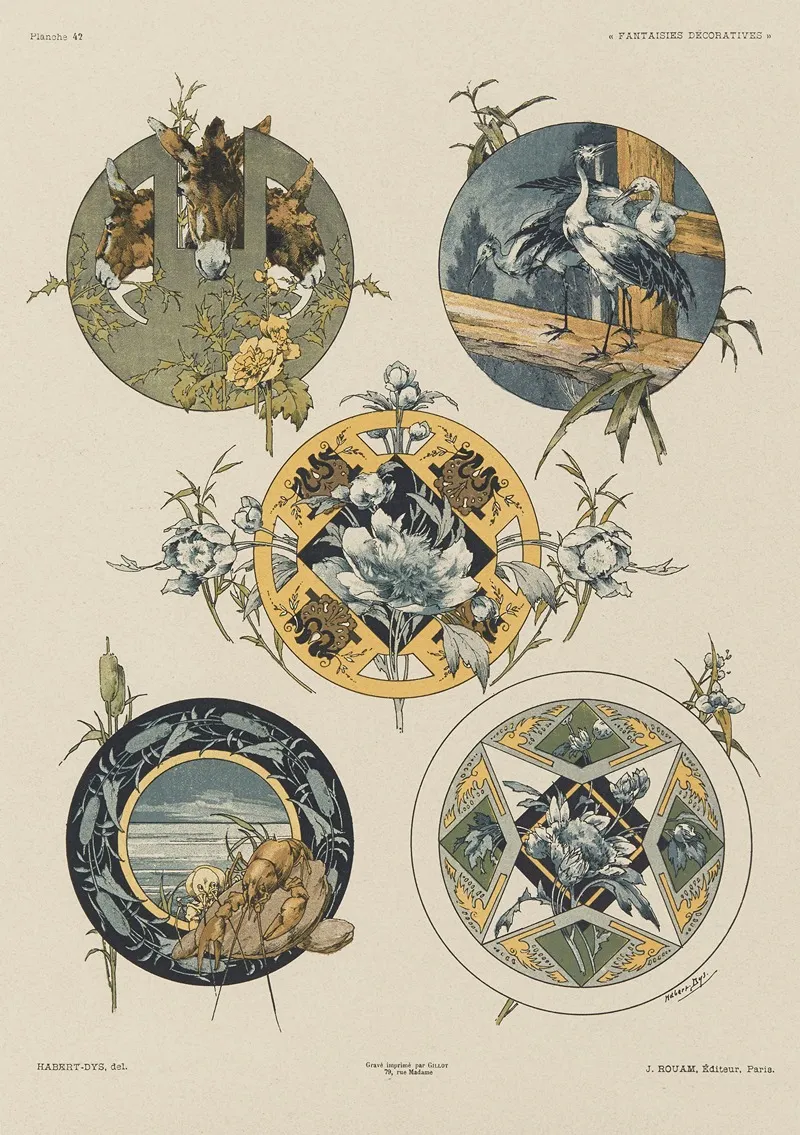 Fantaisies Decoratives Pl 45