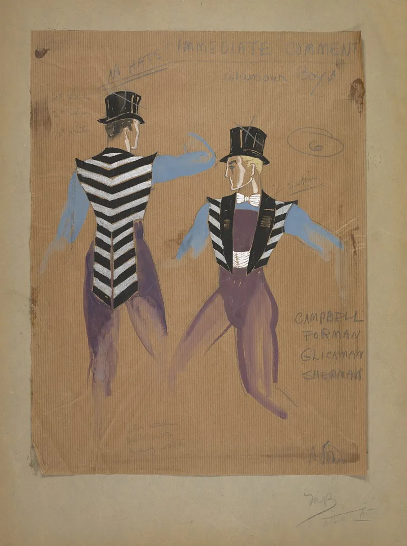 Fantasy 1939 Glamour Boys by Alex Jones - Canvas Print