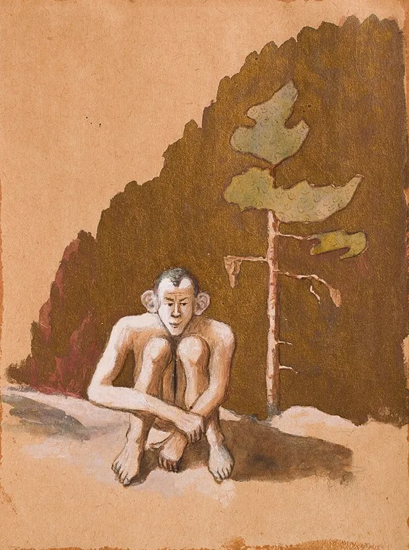 Fantasy 2 by Hugo Simberg - Canvas Print