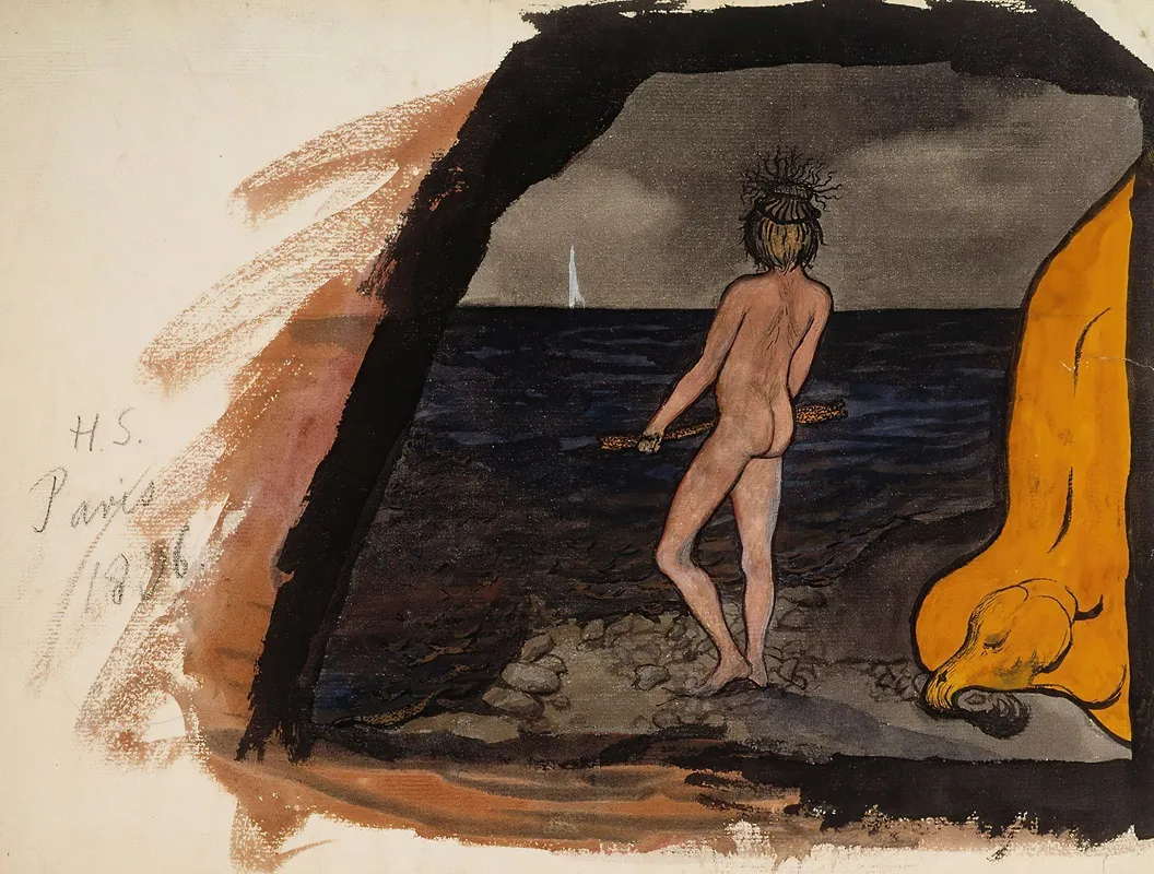 Fantasy 3 by Hugo Simberg - Canvas Print