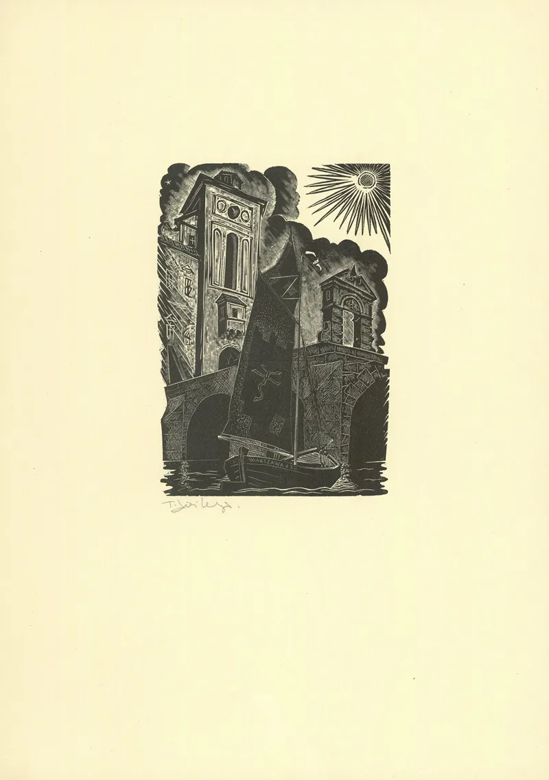 Fantazja Staromiejska by Tadeusz Cieślewski - Canvas Print