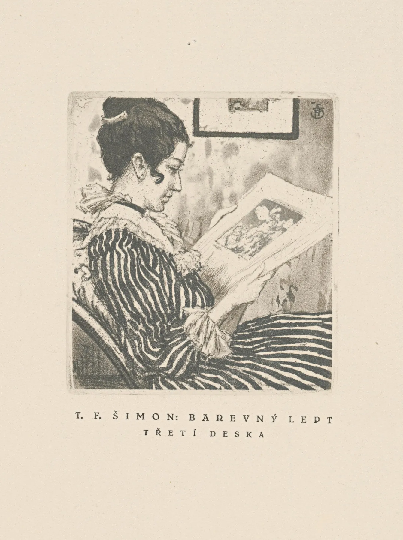 Farebny Lept 3 Doska by Tavík František Šimon - Canvas Print