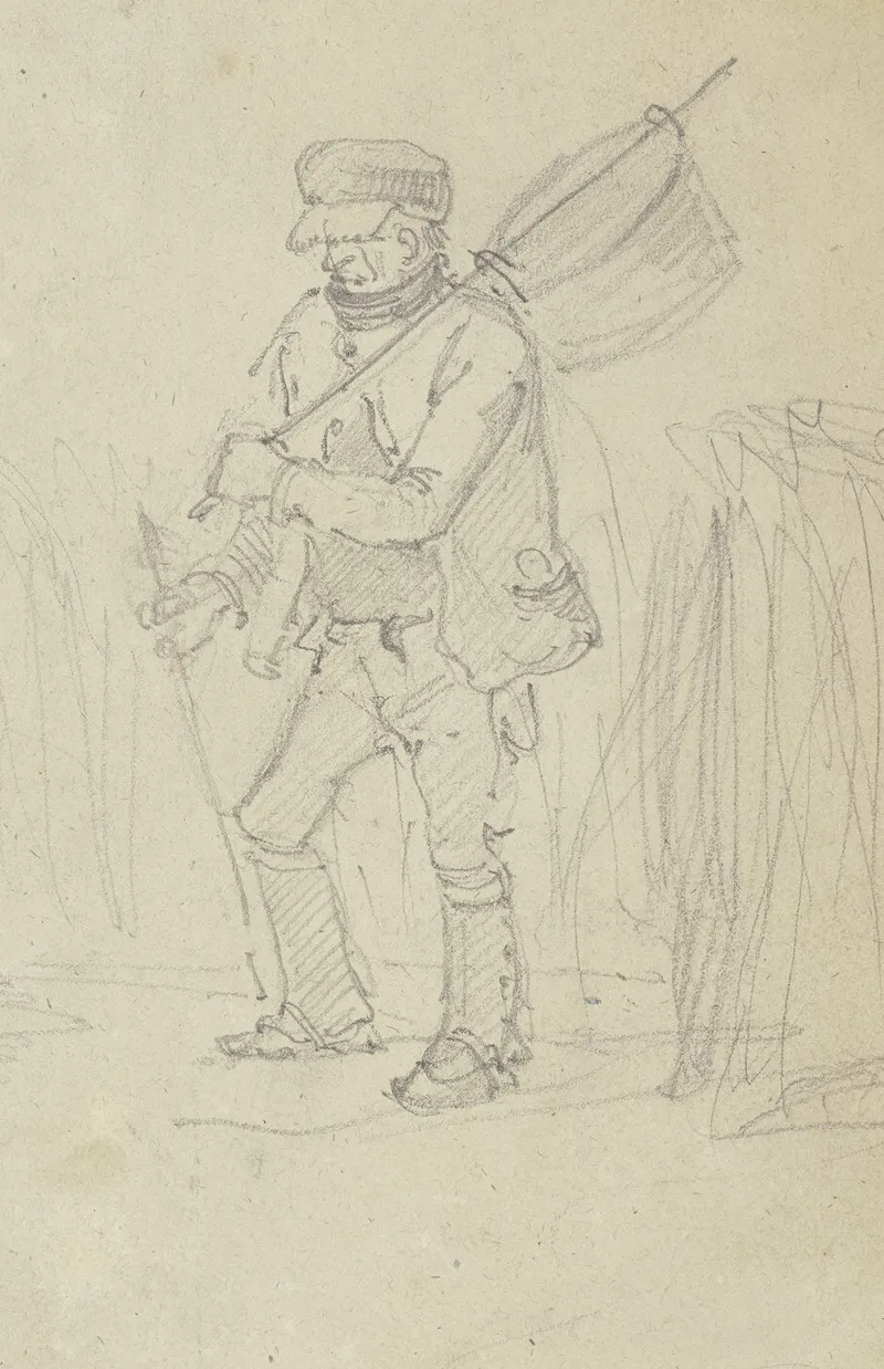 Farmer Coming From Fishing